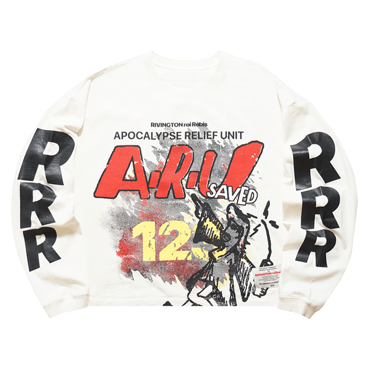 RIVINGTON roi Rebis Apocalypse Relief Unit CVA Long-Sleeve Tee "Max White"