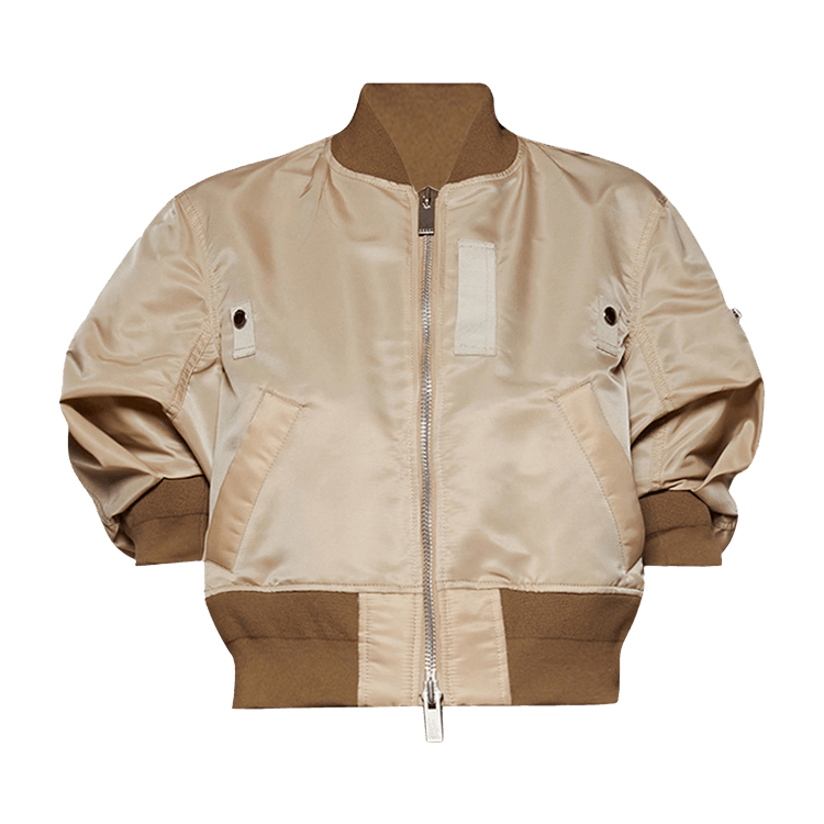 Sacai Nylon Twill Blouson "Beige"