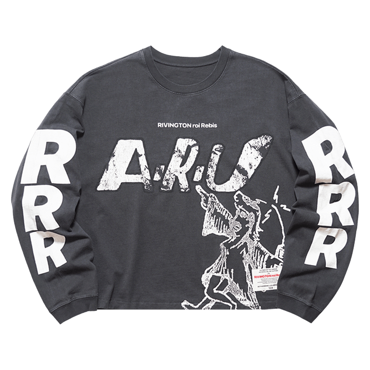 RIVINGTON roi Rebis Apocalypse Relief Unit CVA Long-Sleeve Tee "Vintage Black"
