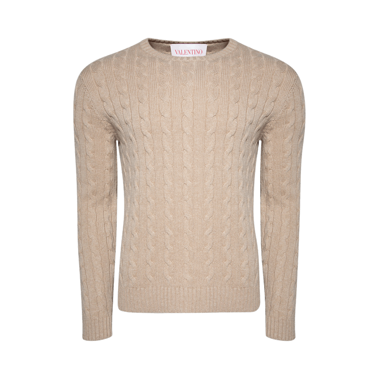 Valentino Garavani Cashmere Sweater "Light Camel"