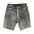 PURPLE BRAND Washed Iridescent Pearl Shorts "Black"