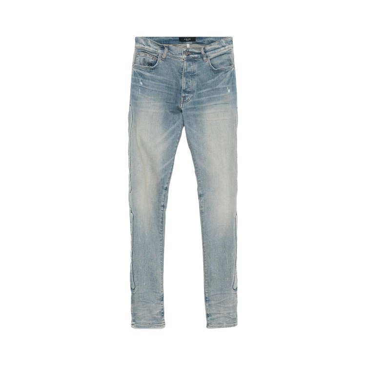 Amiri 3D Bones Skinny Jean "Clay Indigo"