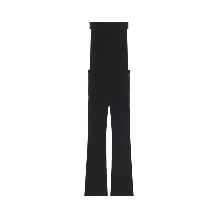 Courrèges Illusion Draped Bustier Jumpsuit "Black"