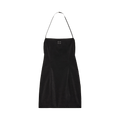 Miu Miu Stretch Velvet Mini Dress "Black"