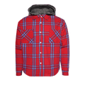 SAINT Mxxxxxx Frannel Quilted Shirt Jacket "Red/Blue"