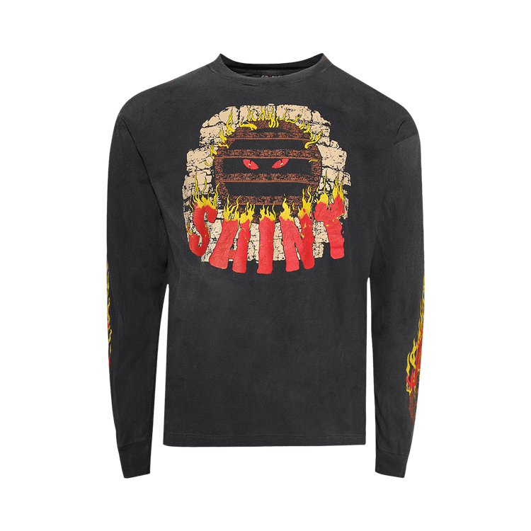 SAINT Mxxxxxx Live In Hell Long-Sleeve Tee "Black"