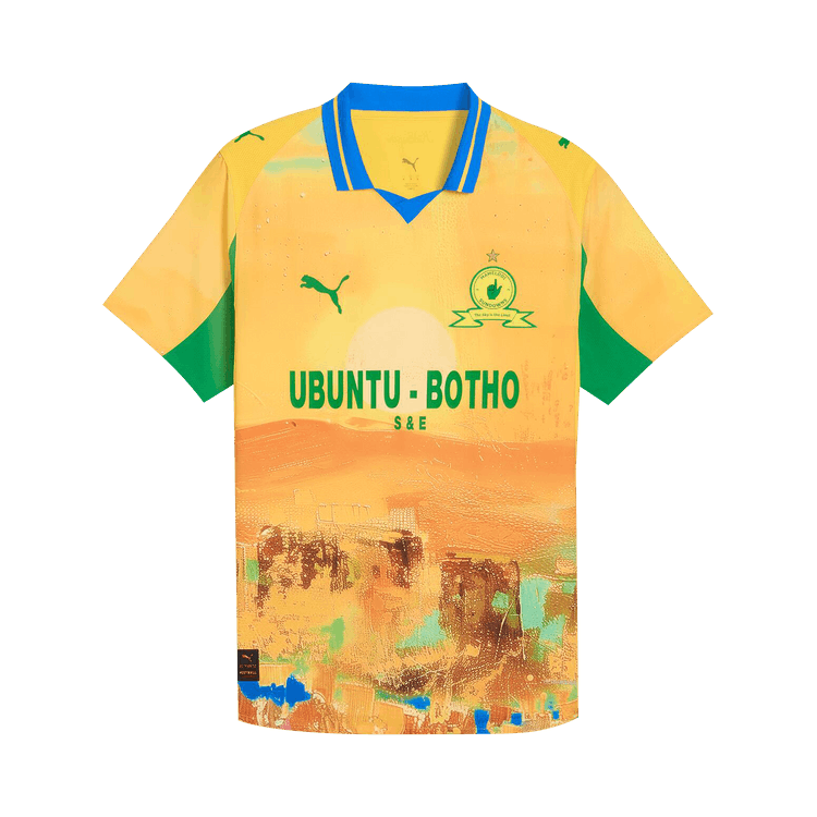Puma x KidSuper MSFC Jersey Replica (Mamelodi Sundown) "Pale Yellow/Fast Green"