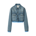 Miu Miu Cropped Jacket "Denim"