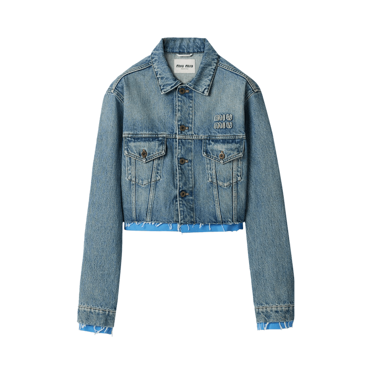 Miu Miu Cropped Jacket "Denim"