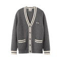Miu Miu Silk Cashmere Cardigan "Slate Grey"
