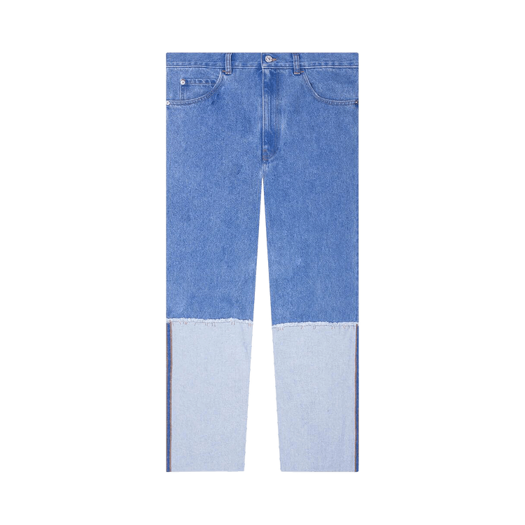 Marni Contrast Denim Trousers "Cobalt"