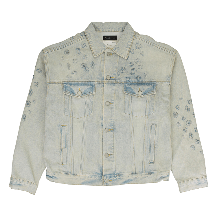 PURPLE BRAND Embossed Denim Jackets "Indigo"