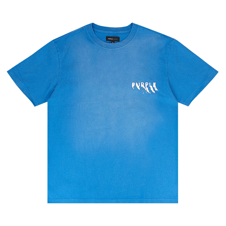 PURPLE BRAND Heavy Jersey Short-Sleeve Tee "Blue"
