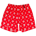 PURPLE BRAND Printed All Round Monogram Shorts "Red"