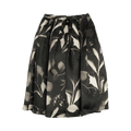 Comme des Garçons Silk Print Skirt "Black/Off White"