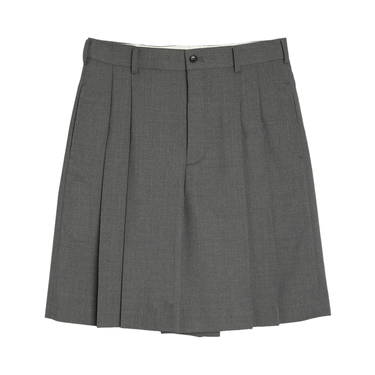 Comme des Garçons Girl Short Pleated Doeskin Pant "Grey"