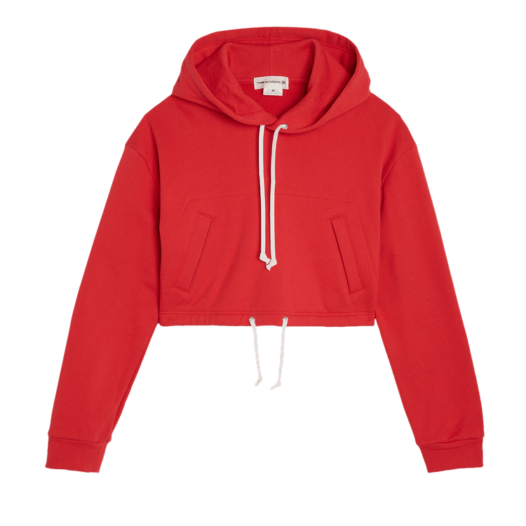 Comme des Garçons Girl Back Pile Hoodie "Red"