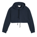 Comme des Garçons Girl Back Pile Hoodie "Navy"