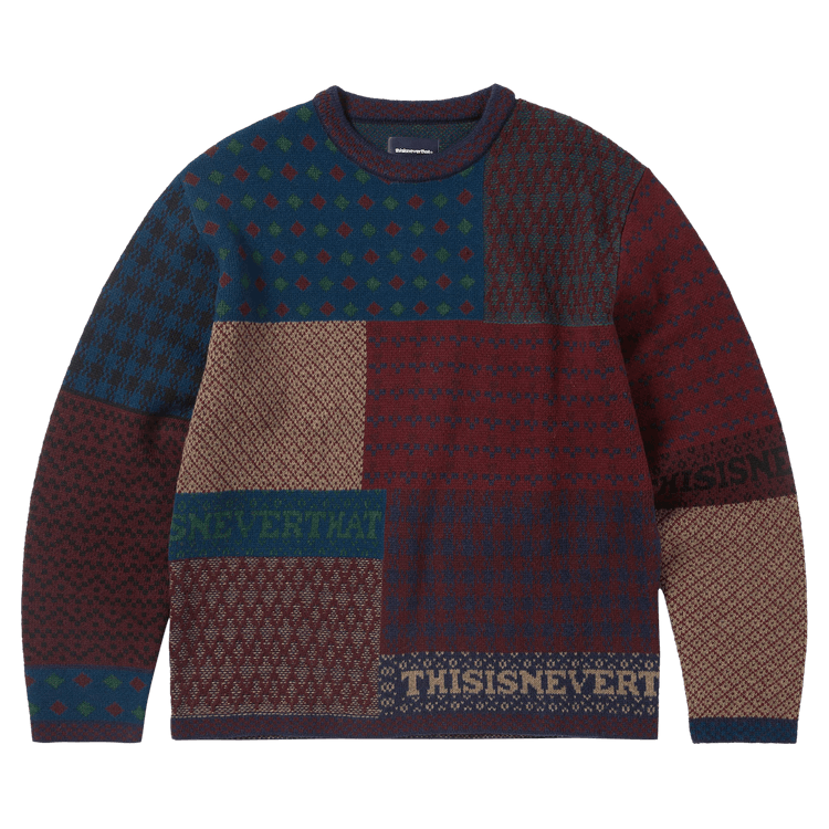 thisisneverthat Block Knit Long-Sleeve "Multicolor"