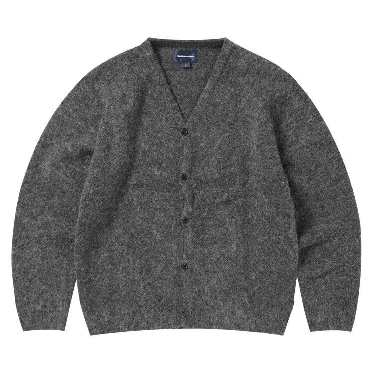 thisisneverthat Hairy Knit Cardigan "Charcoal"