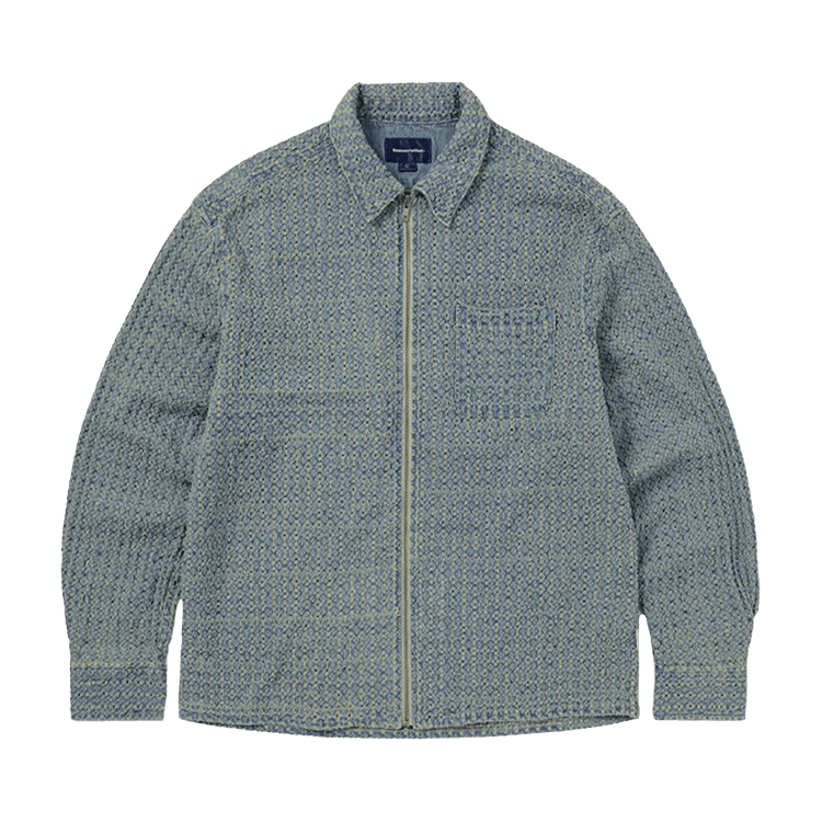 thisisneverthat Damaged Denim Shirt "Washed Blue"