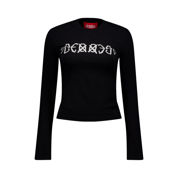 032C SOS Fitted Long-Sleeve "Faded Black"