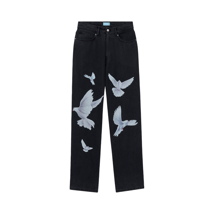 3.PARADIS Doves Baggy Denim Jeans "Black"