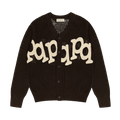Museum of Peace & Quiet Etched Crochet Cardigan "Brown"