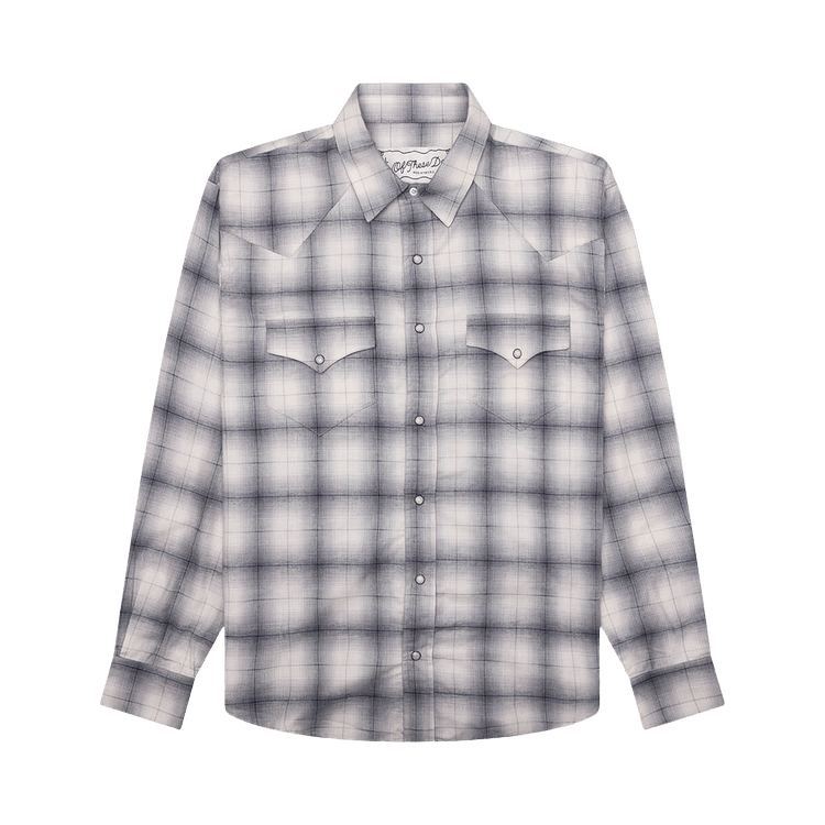 One Of These Days Shadow Plaid Western Shirt "Dusk"