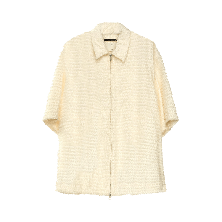 Song for the Mute Zip-Up Box Shirt "White"