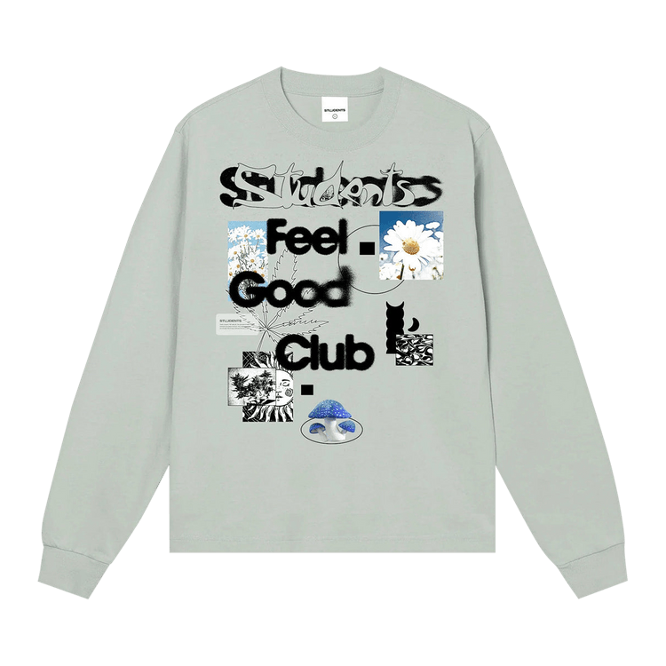 Students Feel Good Long-Sleeve T-Shirt "Moss"