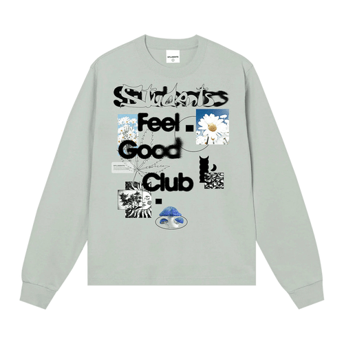 Students Feel Good Long-Sleeve T-Shirt "Moss"