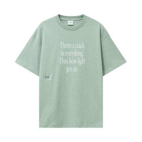 Students Theres a Crack T-Shirt "Moss"