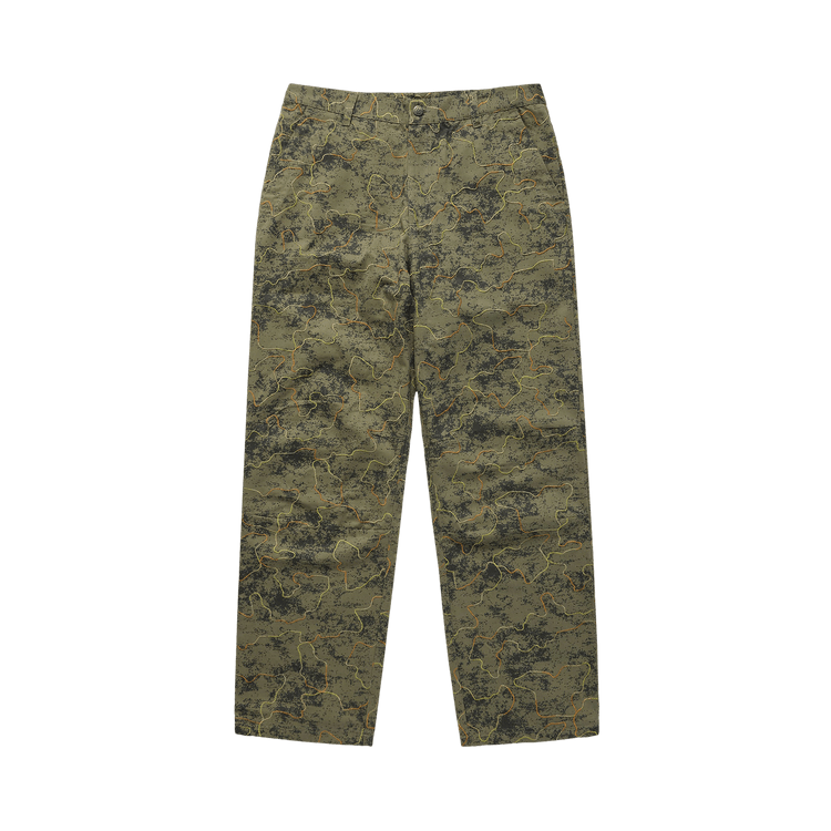 Supervsn Embroidered Camp Pant "Olive"