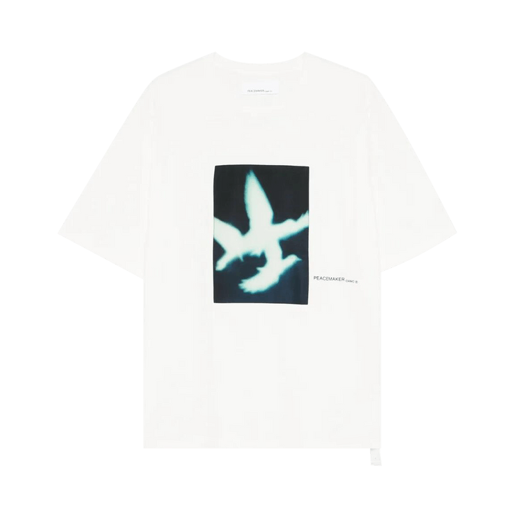 OAMC Peacemaker Dark Flower Short-Sleeve T-Shirt "Snow White"
