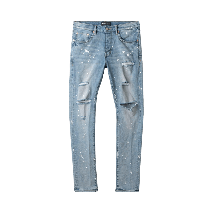 PURPLE BRAND Paint Jeans "Light Indigo"