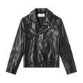CELINE Leather Biker Jacket "Black"