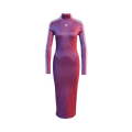 adidas Rasant Rib Long-Sleeve Dress "Multicolor"