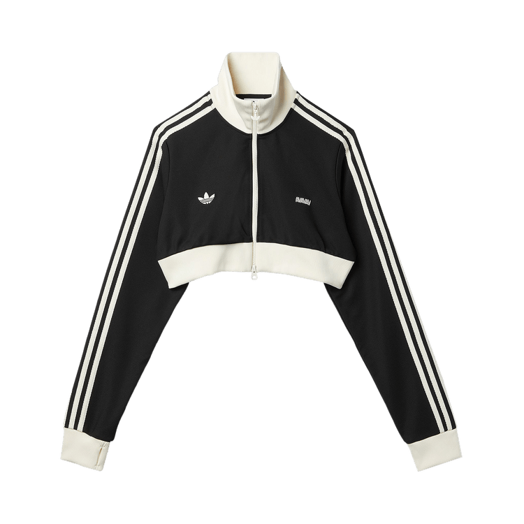 adidas x Avavav Cropped Track Top "Black"