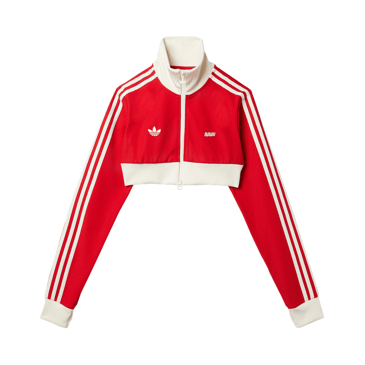 adidas x Avavav Cropped Track Top "Better Scarlet"