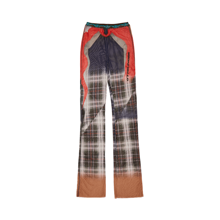 Ottolinger Mesh Pants "Surf Plaid Print"