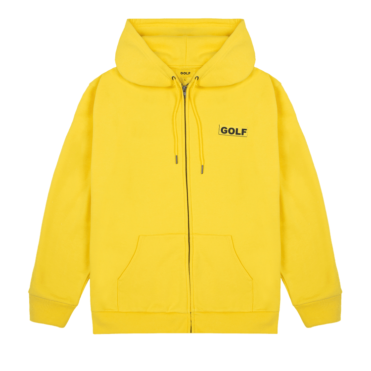 GOLF WANG Collage Zip Up Hoodie "Yellow"