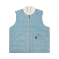 GOLF WANG Echo Denim Reversible Vest "Light Wash/Cream"