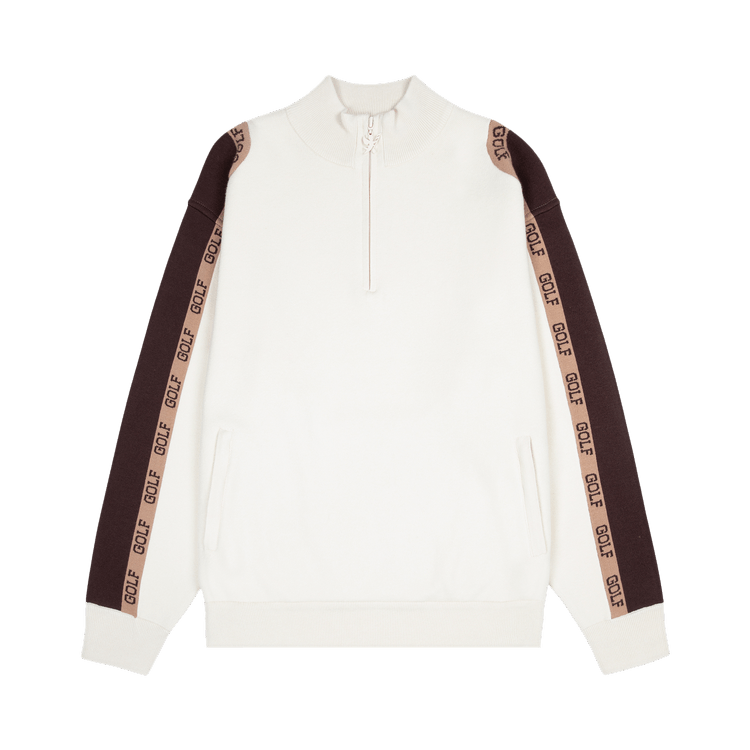 GOLF WANG Essex Half Zip Track Jacket "Cream"