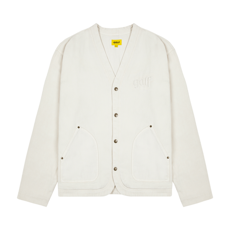 GOLF WANG Olde Canvas Cardigan "Cream"