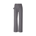 Bottega Veneta Wide Leg Pant "Navy/Ecru"