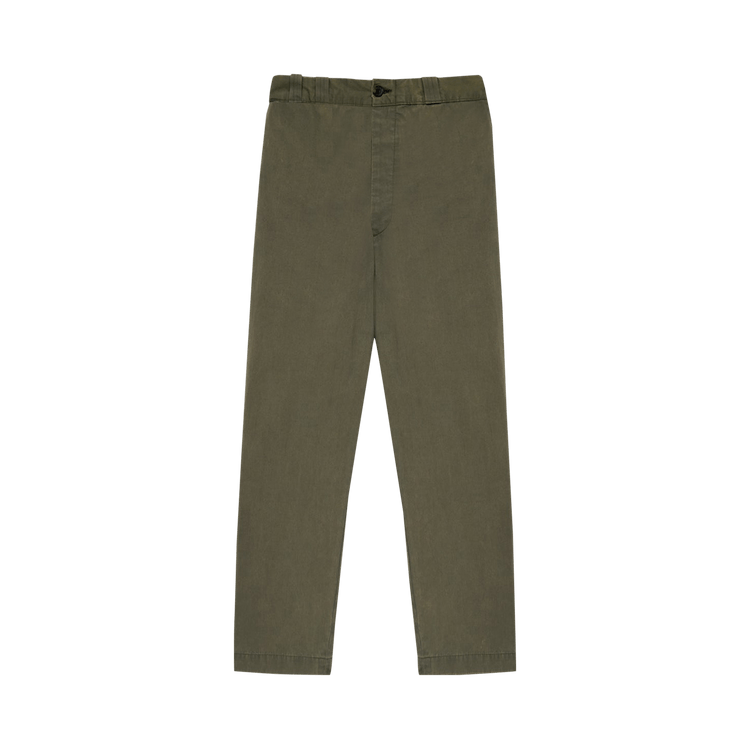 The Elder Statesman Workwear Norm Pant "New Olive"