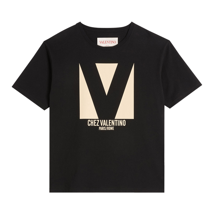 Valentino Chez Valentino Print T-Shirt "Black"