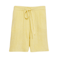 The Elder Statesman Chenille Rib Short "Butter"