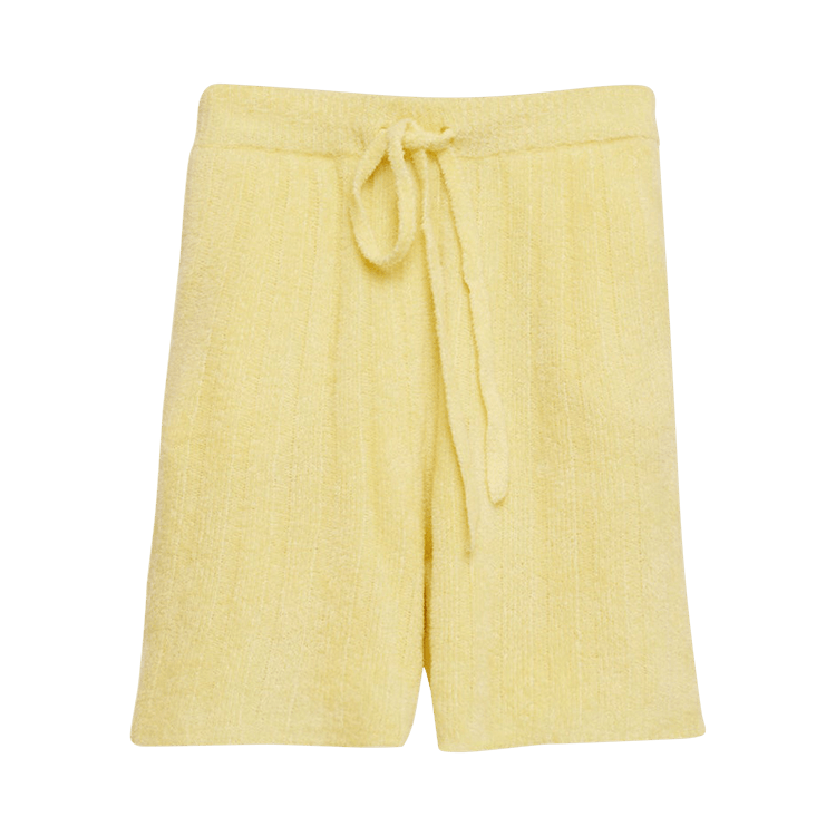 The Elder Statesman Chenille Rib Short "Butter"